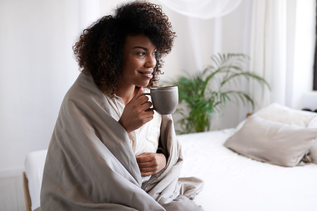 Mit KNUS Therapiedecken für sich selbst sorgen und sich selbst lieben.