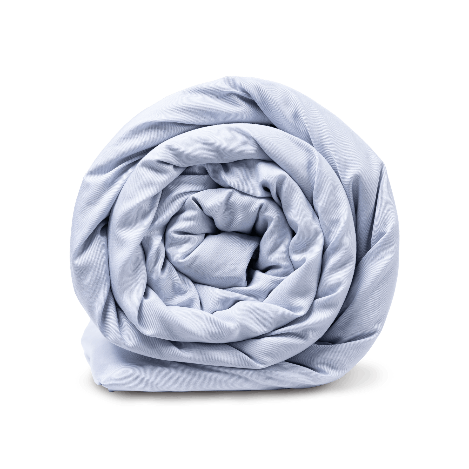 Nalu von KNUS ice blau farbe aufgerollt produktbild