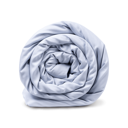 Nalu von KNUS ice blau farbe aufgerollt produktbild