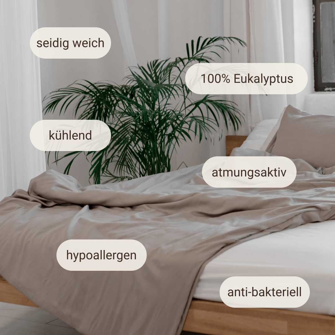 Seidig sanfte Gewichtsdecke "Nalu"